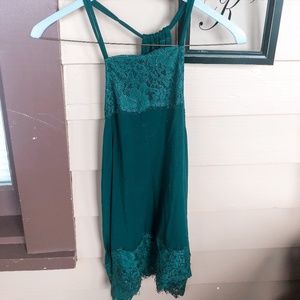 Green Lacey American Eagle Tank